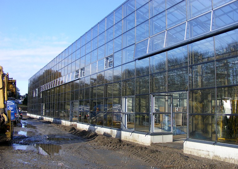 Gartencenter Glashaus Aussenansicht